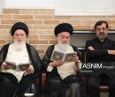 حضور علما ومسئولان در بیت آیت‌الله شبیری زنجانی برای ابراز همدردی+ عکس