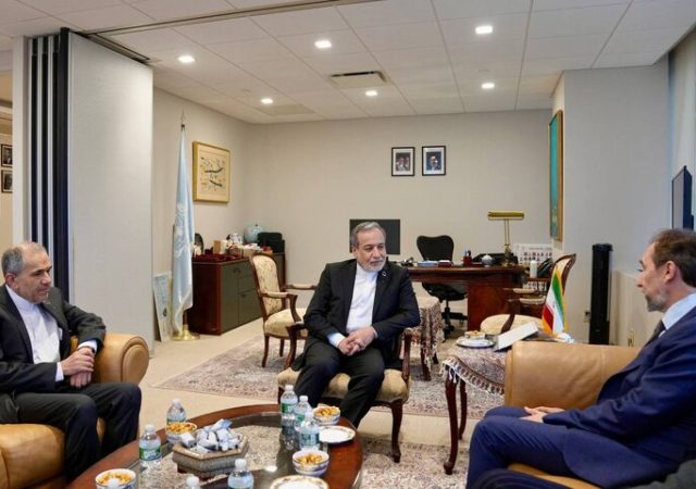 دیدار رئیس گروه ریش‌سفیدان بین‌المللی با وزیر امور خارجه