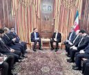 نخست وزیر قطر با رئیس جمهور اسلامی ایران دیدار کرد