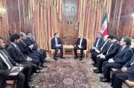 نخست وزیر قطر با رئیس جمهور اسلامی ایران دیدار کرد