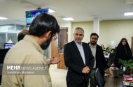 پیمان فلسفی از خبرگزاری مهر بازدید کرد