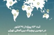 ثبت ۱۴۳ پروژه از ۳۴ کشور در دومین پیچینگ بین‌المللی تهران